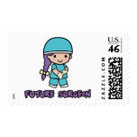 Surgeon (girl) postage stamp