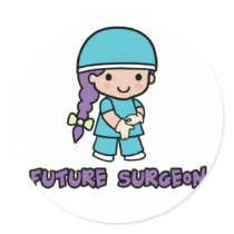 Surgeon (girl) stickers