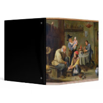 Surgeon Tending the Foot of an Old Man 3 Ring Binder