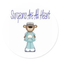Surgeons Are All Heart stickers