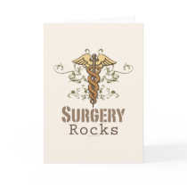 Surgery Rocks Surgeon Greeting Card