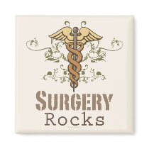 Surgery Rocks Surgeon Magnet by MedicalTeesGifts Surgery Rocks Surgeon Magnet
