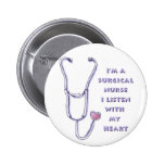 Surgical Nurse Heart Pin