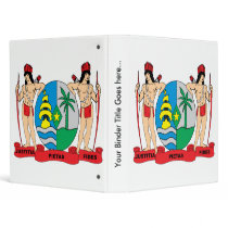 Suriname Coat of Arms detail 3 Ring Binder