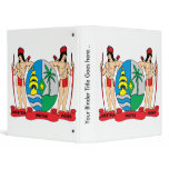 Suriname Coat of Arms detail 3 Ring Binder
