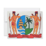 Suriname coat of arms custom invite