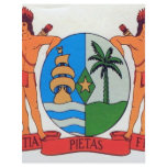 Suriname coat of arms letterhead template