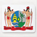 Suriname Coat of Arms Mousepad
