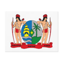 Suriname Coat of Arms Postcard by FlagTshirts Suriname Coat of Arms Postcard