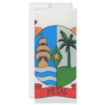 Suriname coat of arms full color rack card