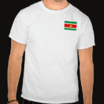 Suriname Flag Map Basic T-Shirt