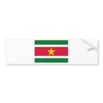 Suriname flag bumper stickers