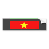 Suriname Flag bumper stickers