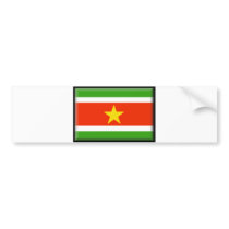 Suriname Flag bumper stickers