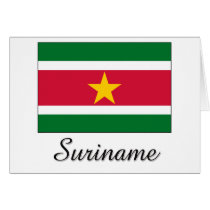 Suriname Flag Design cards by flagshirt Suriname Flag Design cards