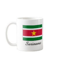 Suriname Flag Design Mug
