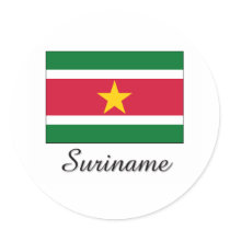 Suriname Flag Design stickers