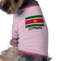 Suriname Flag pet clothing