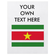 Suriname Flag flyers by flagshirts Suriname Flag flyers