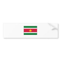 Suriname FLAG International bumper stickers
