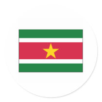 Suriname FLAG International stickers