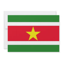 Suriname Flag Custom Invitation