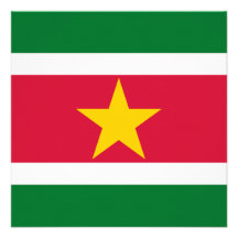 Suriname Flag Invitation