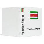 Suriname Flag Jewel Vinyl Binder