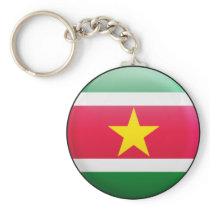 Suriname Flag Key Chain