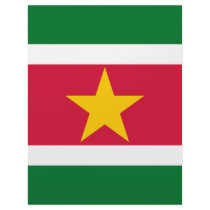 Suriname flag letterhead