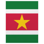 Suriname flag letterhead template