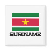Suriname Flag magnets