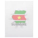 Suriname Flag Map 2.0 Custom Letterhead