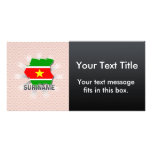 Suriname Flag Map 2.0 Photo Card