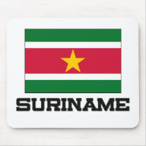 Suriname Flag mousepads
