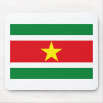 Suriname Flag Mousepad