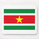 Suriname Flag Mousepad