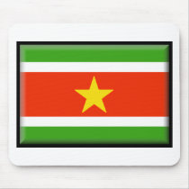 Suriname Flag mousepads