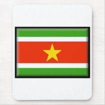 Suriname Flag mousepads