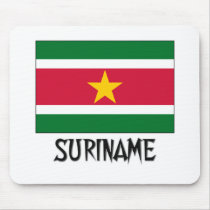 Suriname Flag mousepads