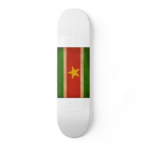 Suriname Flag Custom Skate Board