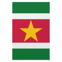 Suriname flag personalized stationery