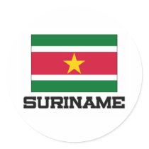 Suriname Flag stickers