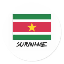 Suriname Flag stickers