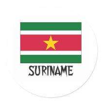 Suriname Flag stickers