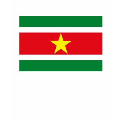 Suriname Flag T-shirt by FlagTshirts