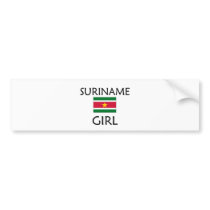 SURINAME GIRL bumper stickers