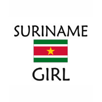 SURINAME GIRL t-shirts by flagshirt SURINAME GIRL t-shirts