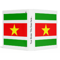 Suriname High quality Flag Binder