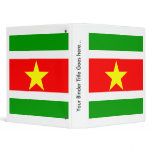 Suriname High quality Flag Binder